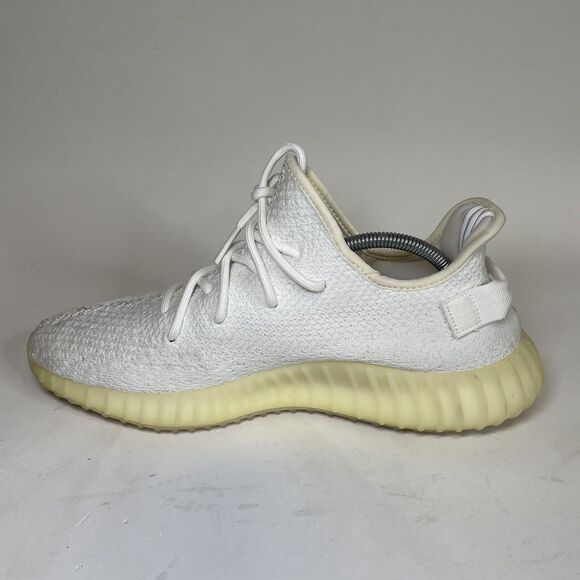 Adidas Yeezy Boost 350 V2 Cream White Shoes - Picture 2 of 9